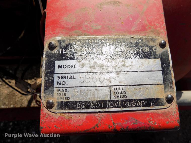 image for item DB9743 International UB-220 generator