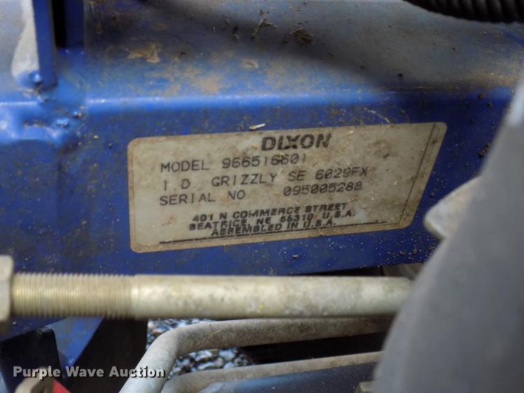 image for item DB9746 Dixon Grizzly ZTR lawn mower