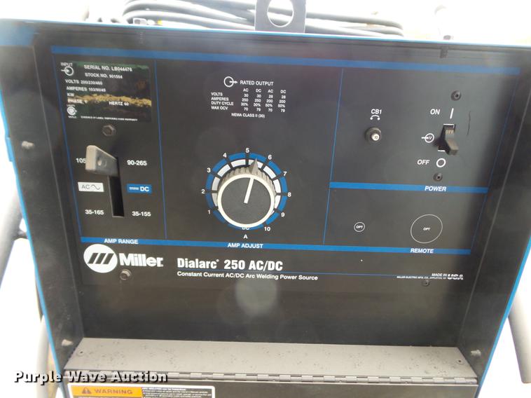 image for item DD2261 Miller Dialarc 901564 AC/DC welder