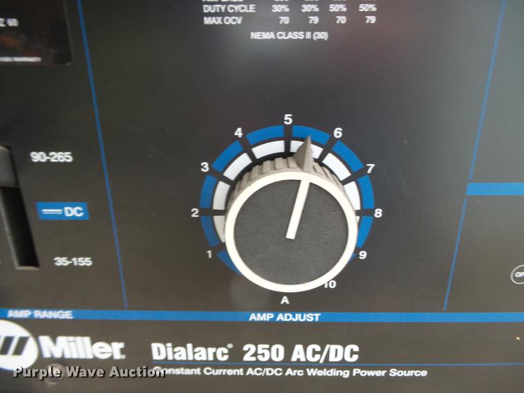 image for item DD2261 Miller Dialarc 901564 AC/DC welder