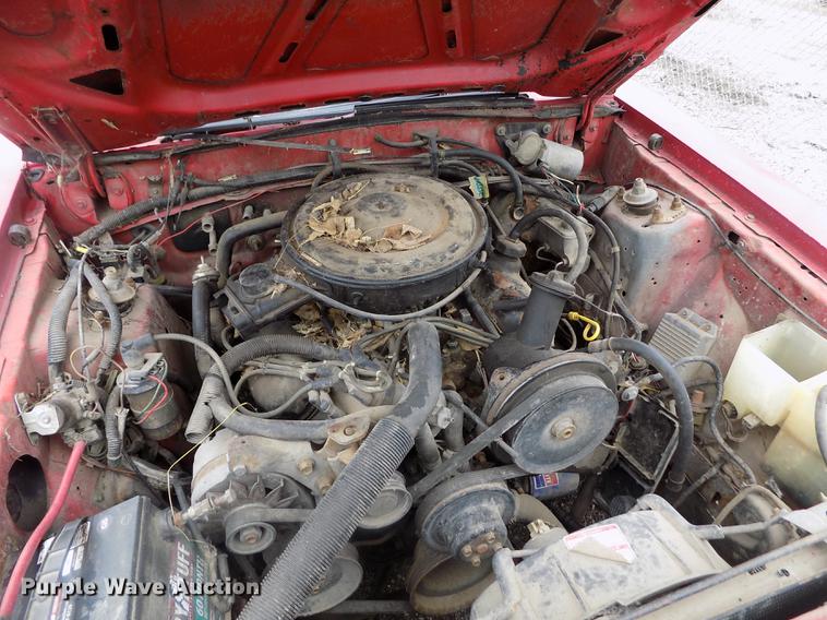 image for item DE1205 1983 Ford Mustang convertible