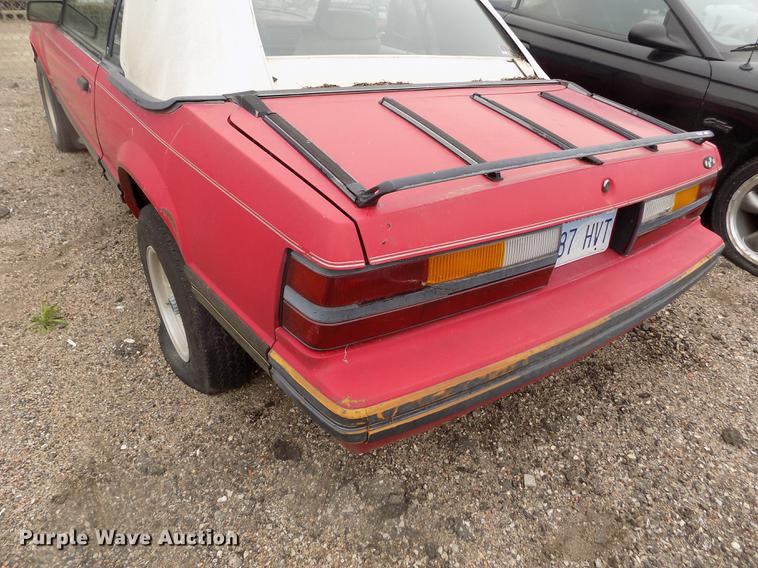 image for item DE1205 1983 Ford Mustang convertible