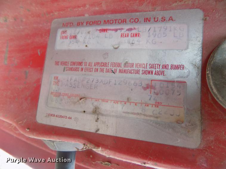 image for item DE1205 1983 Ford Mustang convertible