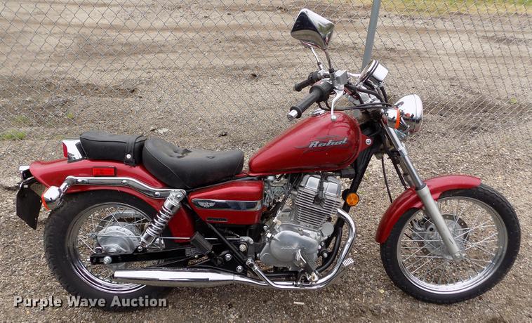 image for item DE1207 2004 Honda Rebel CMX250C motorcycle