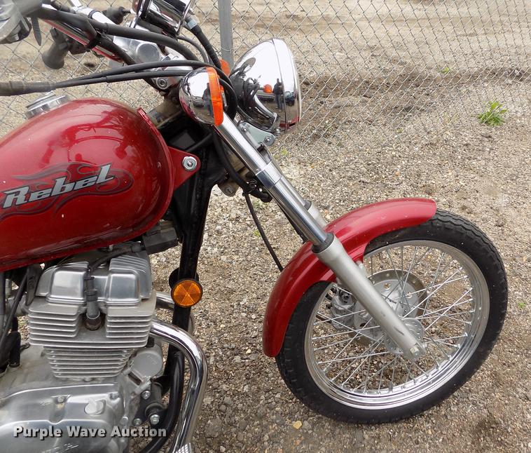 image for item DE1207 2004 Honda Rebel CMX250C motorcycle