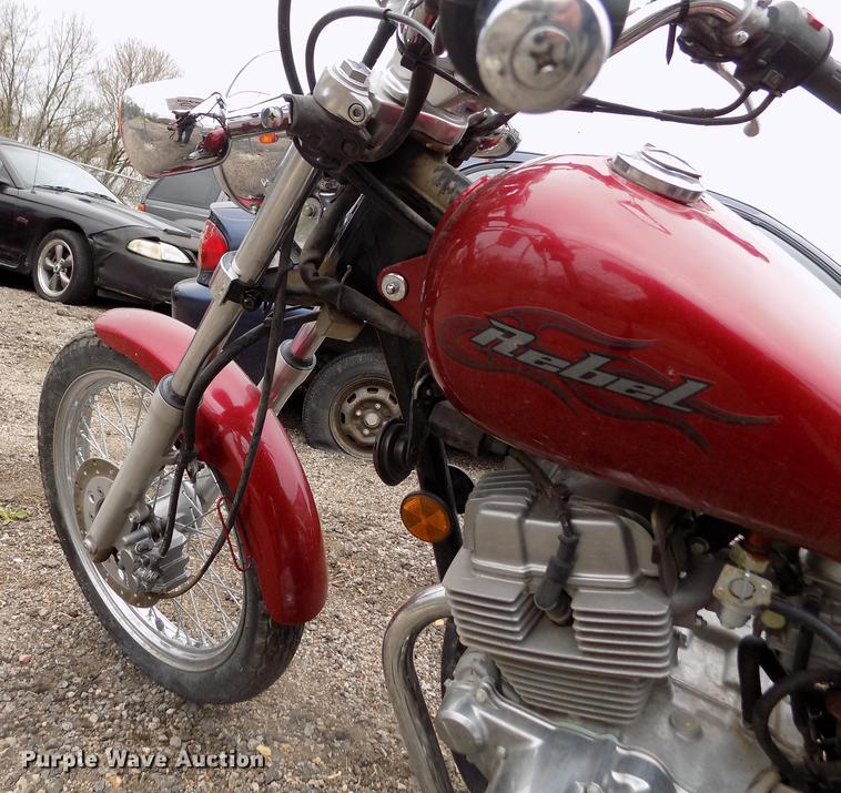 image for item DE1207 2004 Honda Rebel CMX250C motorcycle