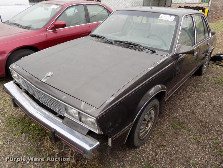 image for item DE1216 1984 Cadillac Cimarron