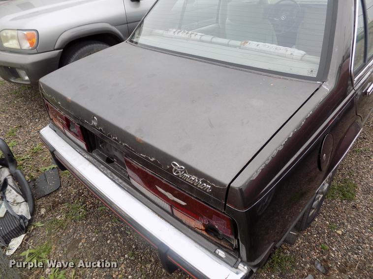 image for item DE1216 1984 Cadillac Cimarron