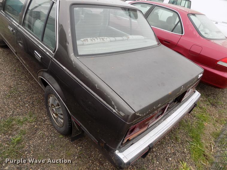 image for item DE1216 1984 Cadillac Cimarron