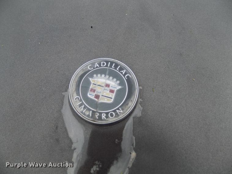 image for item DE1216 1984 Cadillac Cimarron