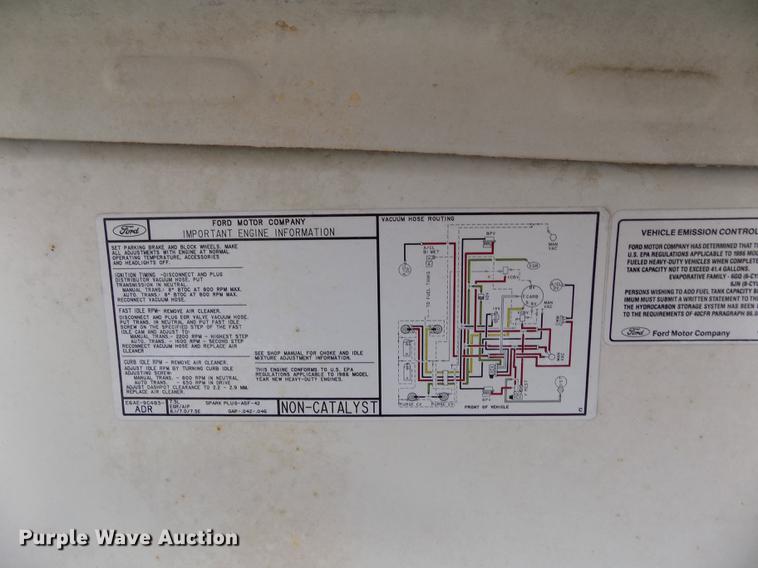image for item DE1223 1986 Ford Econoline E350 Rockwood RV