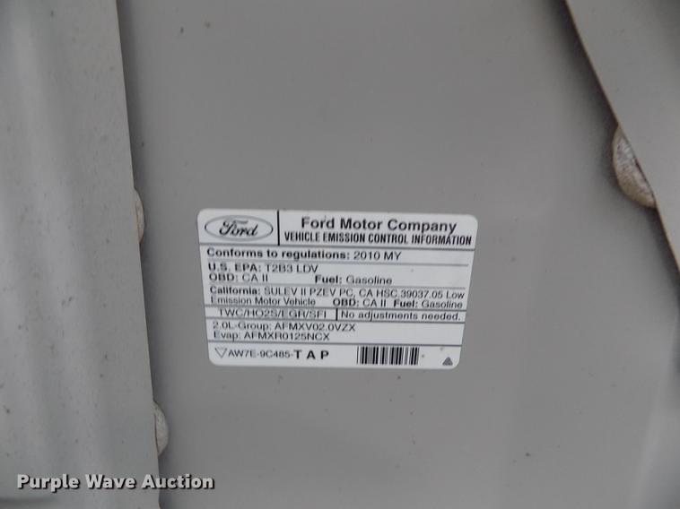 image for item DE1225 2010 Ford Focus