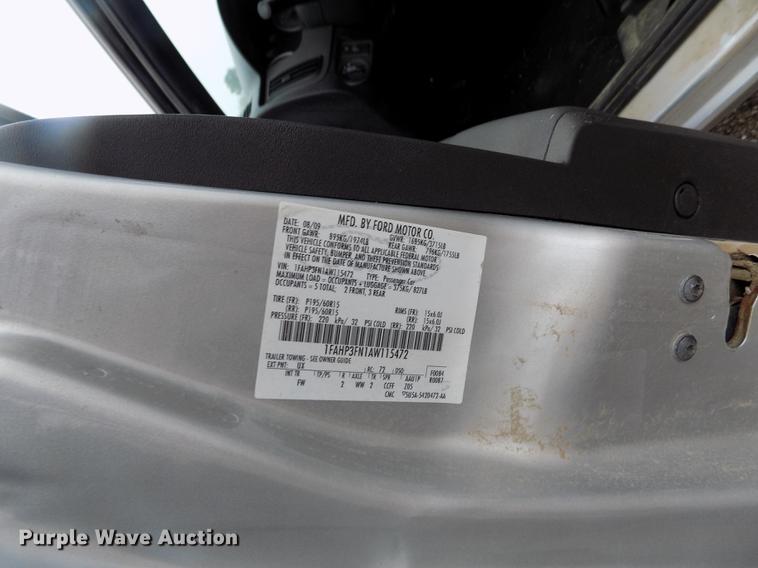 image for item DE1225 2010 Ford Focus