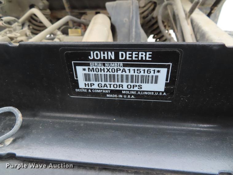 image for item DE3426 2012 John Deere 625i Gator utility vehicle