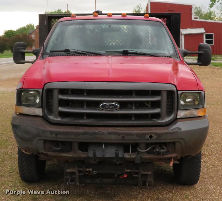 image for item DE8027 2002 Ford F550 Super Duty XL dump flatbed truck