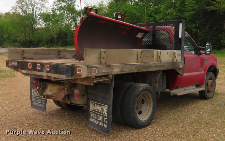 image for item DE8027 2002 Ford F550 Super Duty XL dump flatbed truck