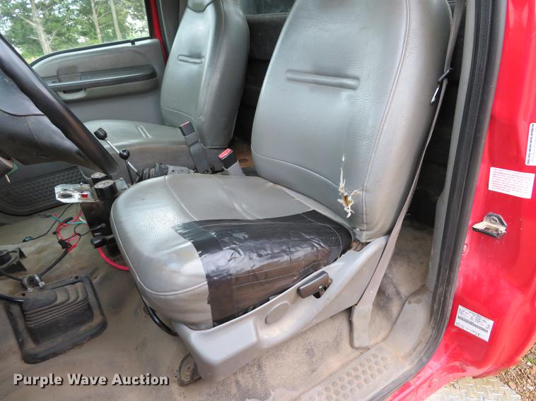 image for item DE8027 2002 Ford F550 Super Duty XL dump flatbed truck