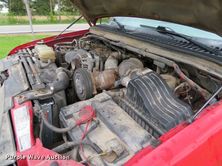 image for item DE8027 2002 Ford F550 Super Duty XL dump flatbed truck