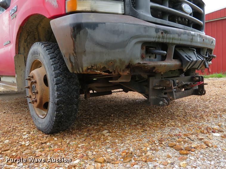 image for item DE8027 2002 Ford F550 Super Duty XL dump flatbed truck