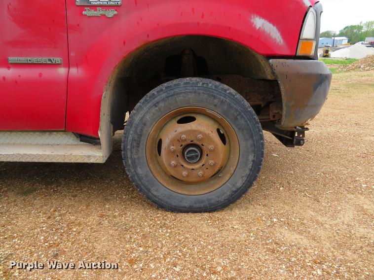 image for item DE8027 2002 Ford F550 Super Duty XL dump flatbed truck