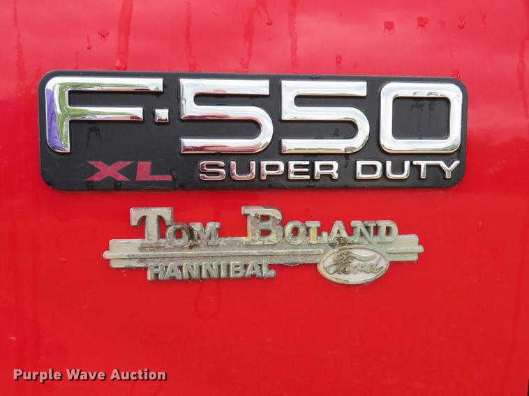 image for item DE8027 2002 Ford F550 Super Duty XL dump flatbed truck