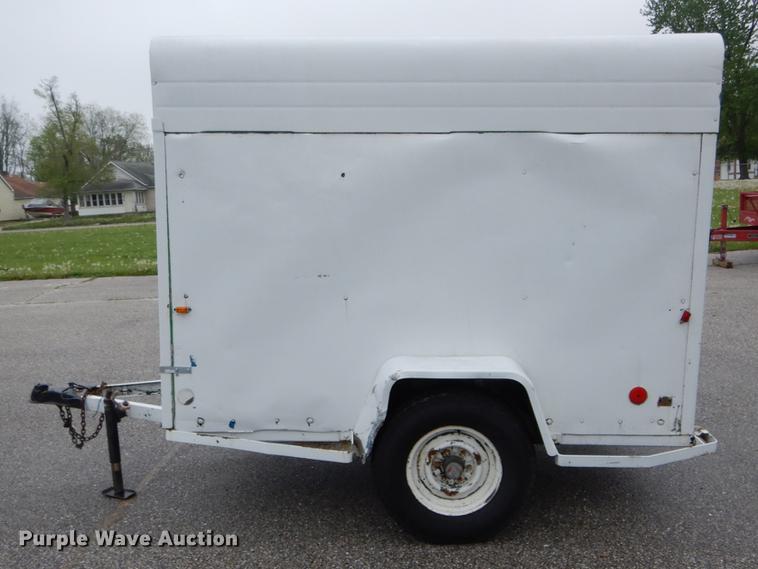 image for item DE8338 1974 Shop built enclosed cargo trailer