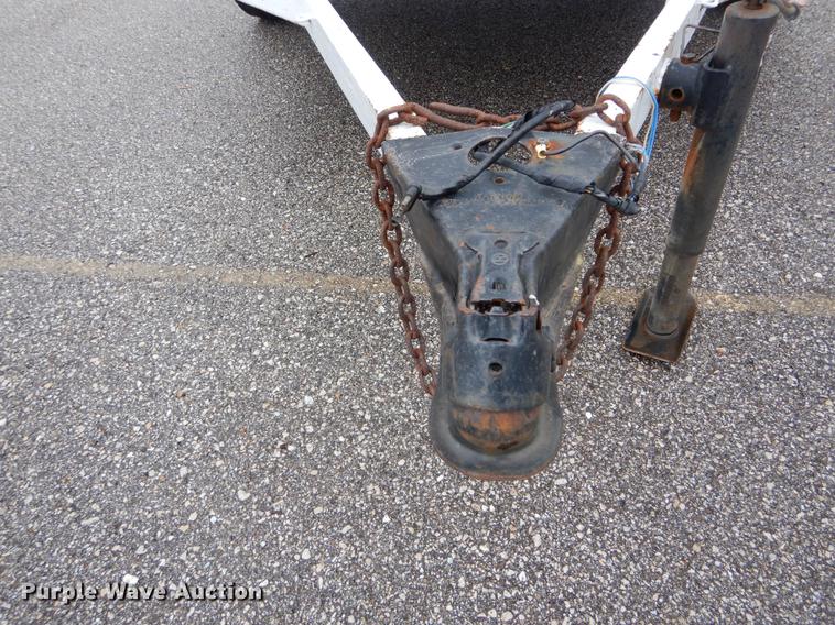 image for item DE8338 1974 Shop built enclosed cargo trailer