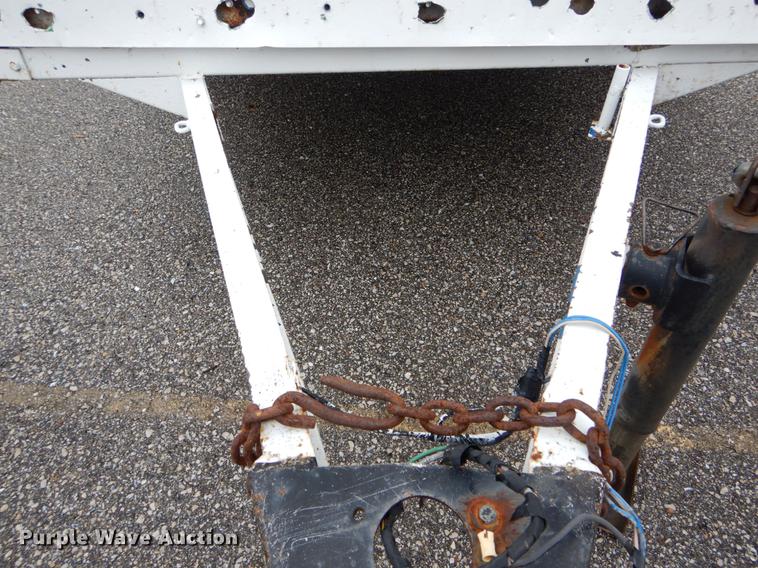 image for item DE8338 1974 Shop built enclosed cargo trailer