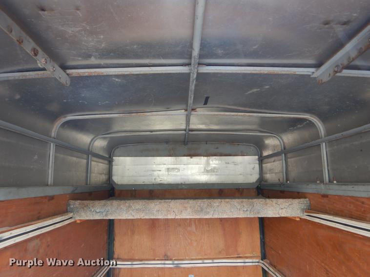 image for item DE8338 1974 Shop built enclosed cargo trailer