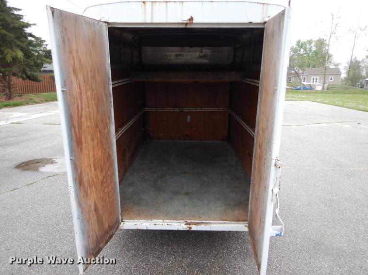 image for item DE8338 1974 Shop built enclosed cargo trailer