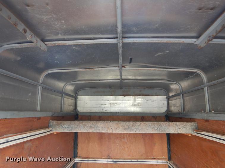 image for item DE8338 1974 Shop built enclosed cargo trailer