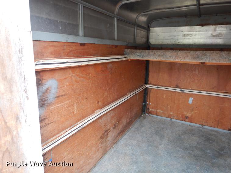 image for item DE8338 1974 Shop built enclosed cargo trailer