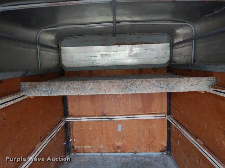 image for item DE8338 1974 Shop built enclosed cargo trailer