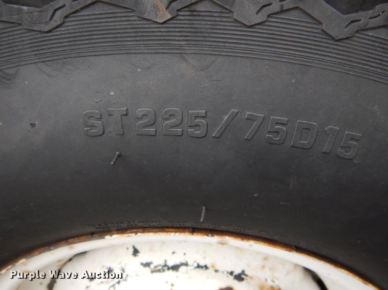 image for item DE8338 1974 Shop built enclosed cargo trailer