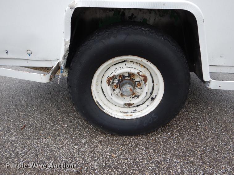 image for item DE8338 1974 Shop built enclosed cargo trailer