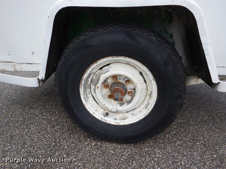 image for item DE8338 1974 Shop built enclosed cargo trailer