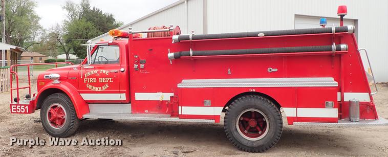 image for item DF1137 1970 Chevrolet C60 fire truck