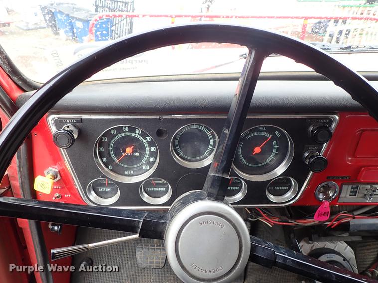 image for item DF1137 1970 Chevrolet C60 fire truck