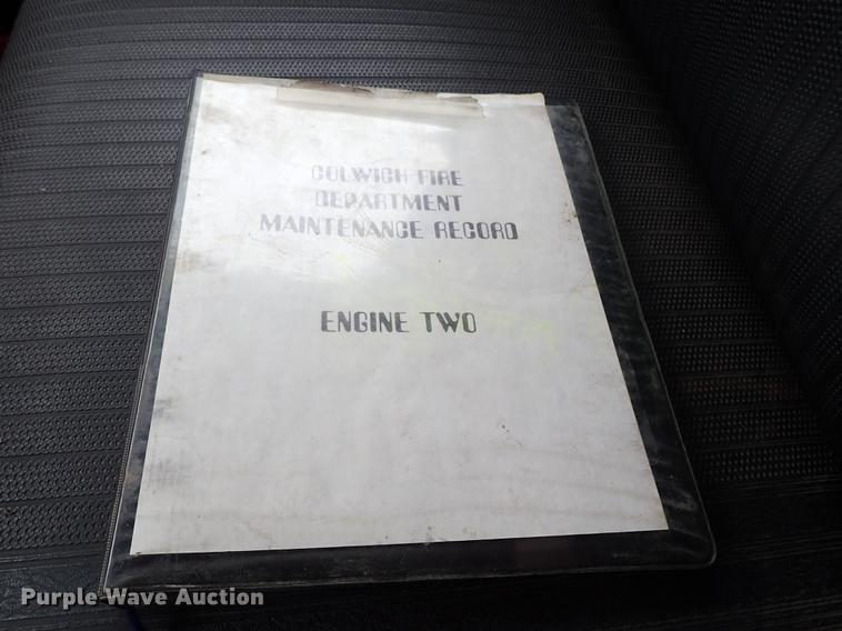 image for item DF1137 1970 Chevrolet C60 fire truck