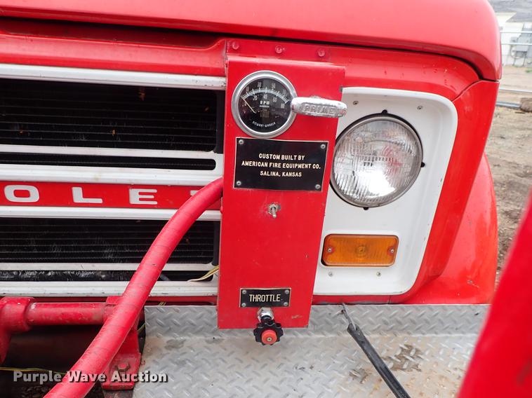 image for item DF1137 1970 Chevrolet C60 fire truck