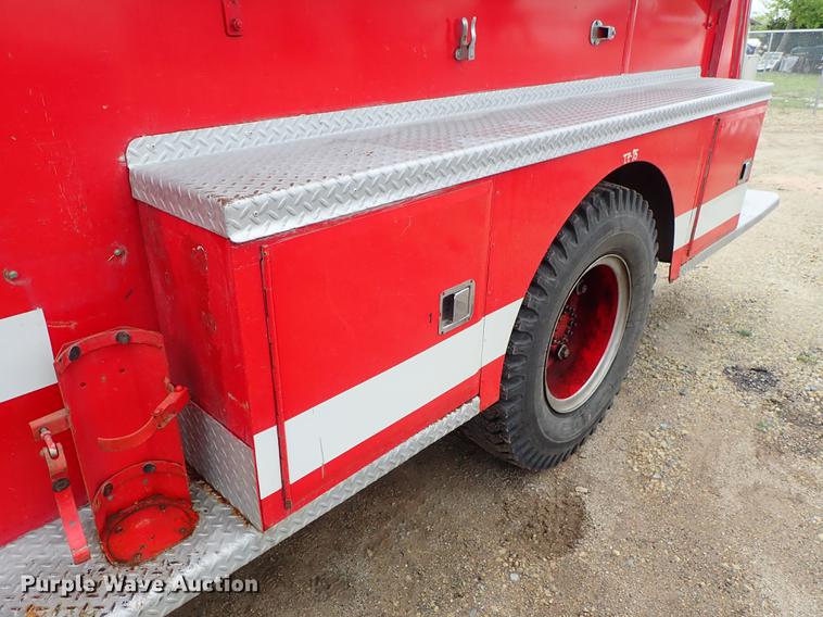 image for item DF1137 1970 Chevrolet C60 fire truck