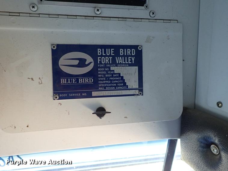 image for item DF1178 2007 Blue Bird All American FE school bus
