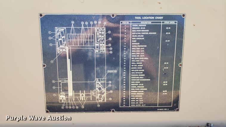 image for item DF3463 Ingersoll Rand P260 air compressor