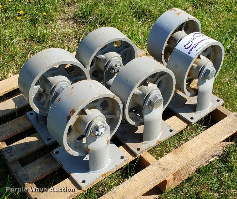 image for item DF3469 (6) 10" steel casters