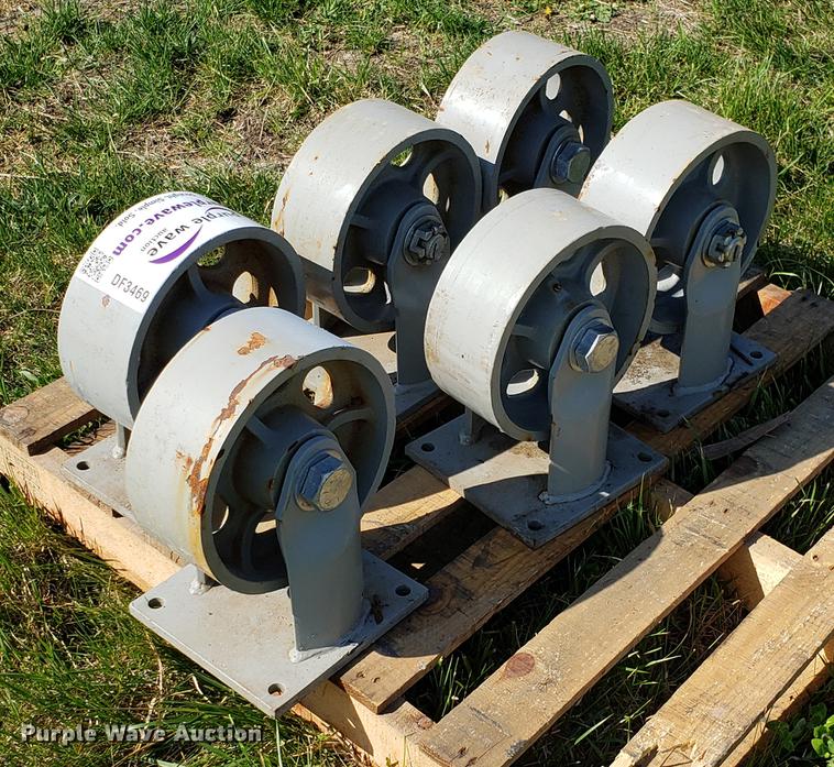 image for item DF3469 (6) 10" steel casters