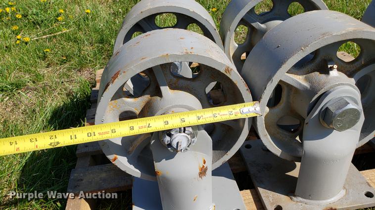 image for item DF3469 (6) 10" steel casters