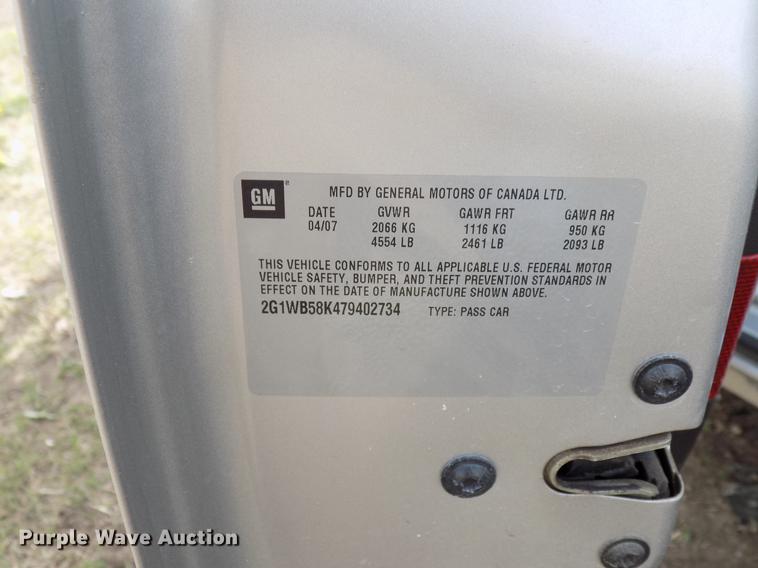 image for item DF4474 2007 Chevrolet Impala