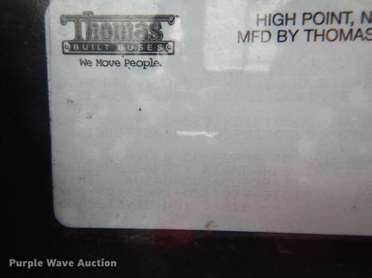 image for item DG0996 2006 Freightliner B2 Thomas school bus