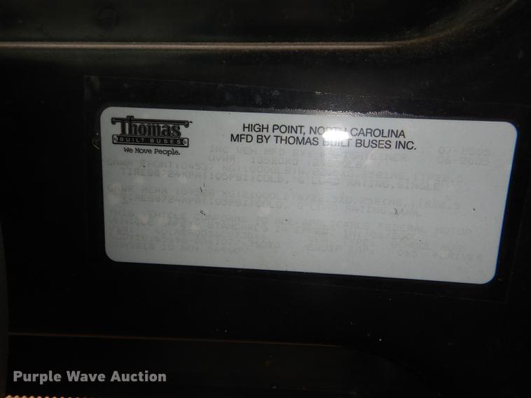 image for item DG0997 2006 Freightliner B2 Thomas school bus