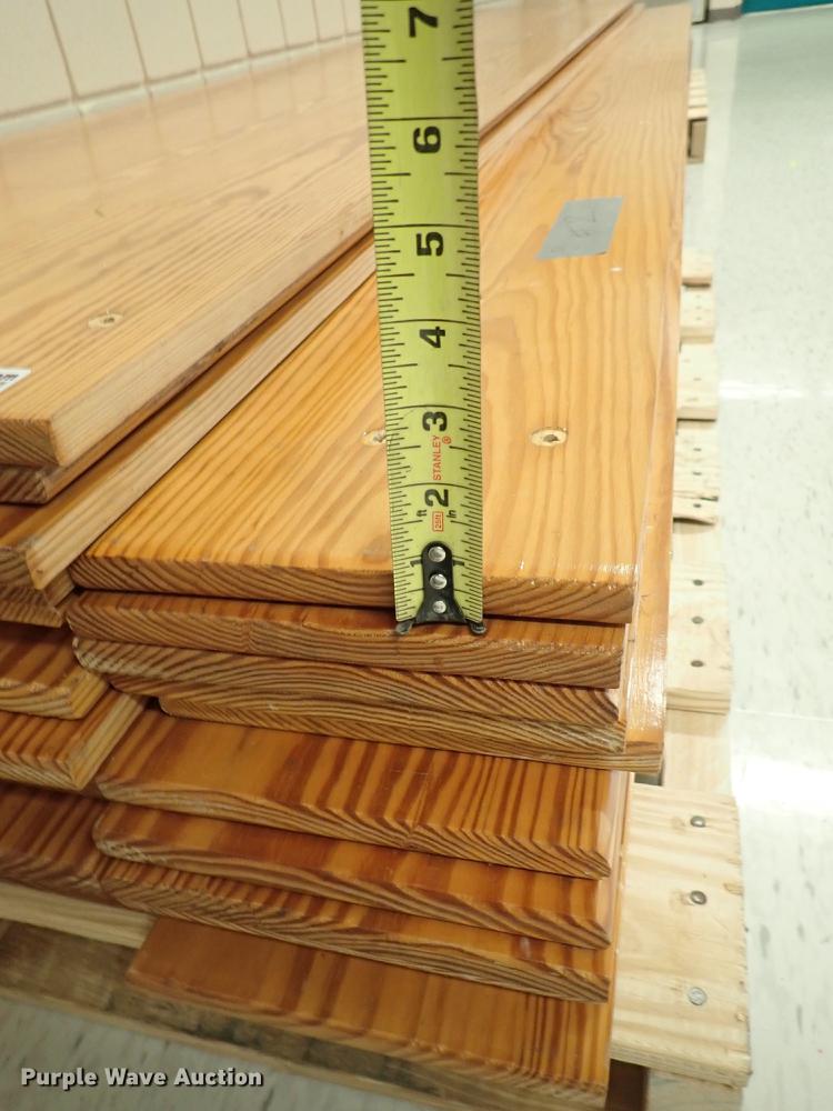 image for item EH9242 (53) pine bleacher boards